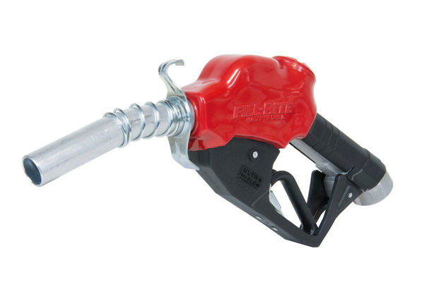 Picture of FILL-RITE N100DAU13 1" 5-40 GPM (19-150 LPM) ULTRA HIGH FLOW AUTOMATIC NOZZLE WITH HOOK (RED)