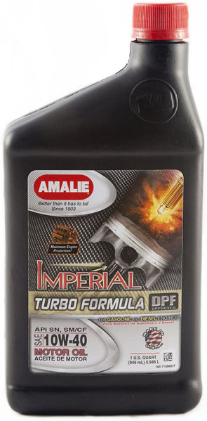 Imagen de AMALIE IMPERIAL TURBO 10W-40 (12/1 QT.)