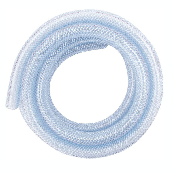 Picture of CLEAR BRAIDED NYLON POLY TUBING FLEXIBLE 1" EA (MIN. 1' LONG)